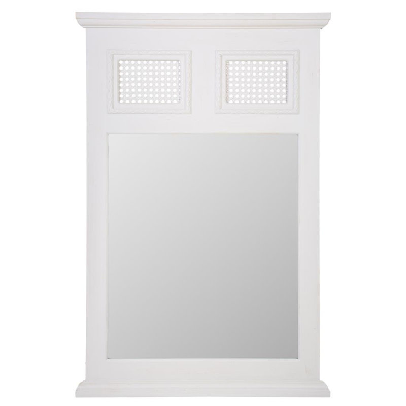 Aureliusz Wood Flat Wall Mirror