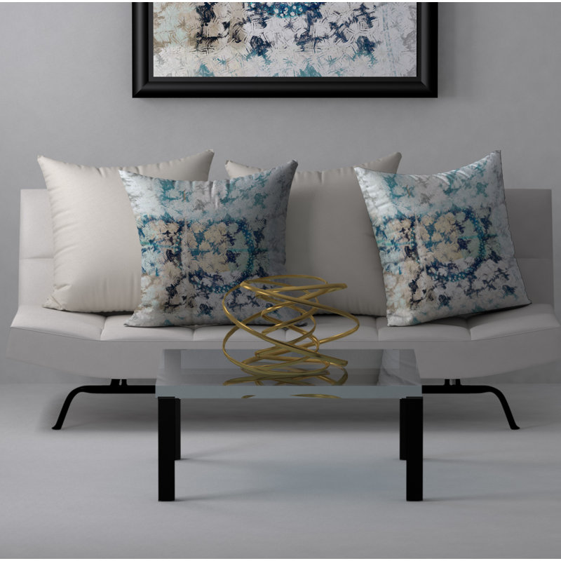 Housse de coussin carrée/insert, 24 po x 24 po