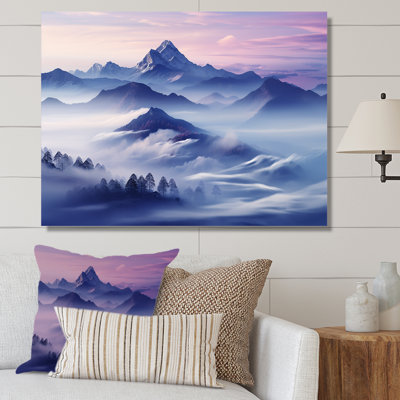 " Mountain Blue Peak Harmonies III "