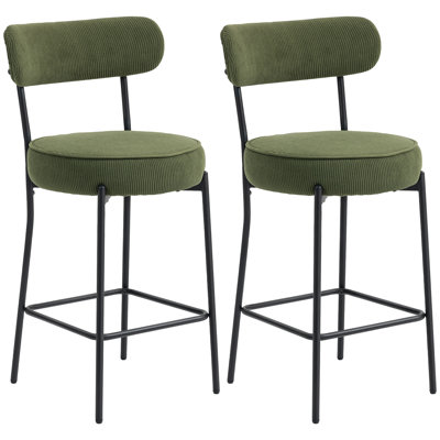 Ensemble de 2 tabourets de bar 27 po Modern