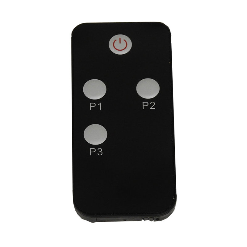 Black Electric Infrared Parasol Heater with Remote Control