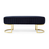 Modern Ottoman Bench,Upholstered Sherpa Fabric Bench,Shoe Bench Footrest Entryway Bench Coffee Table