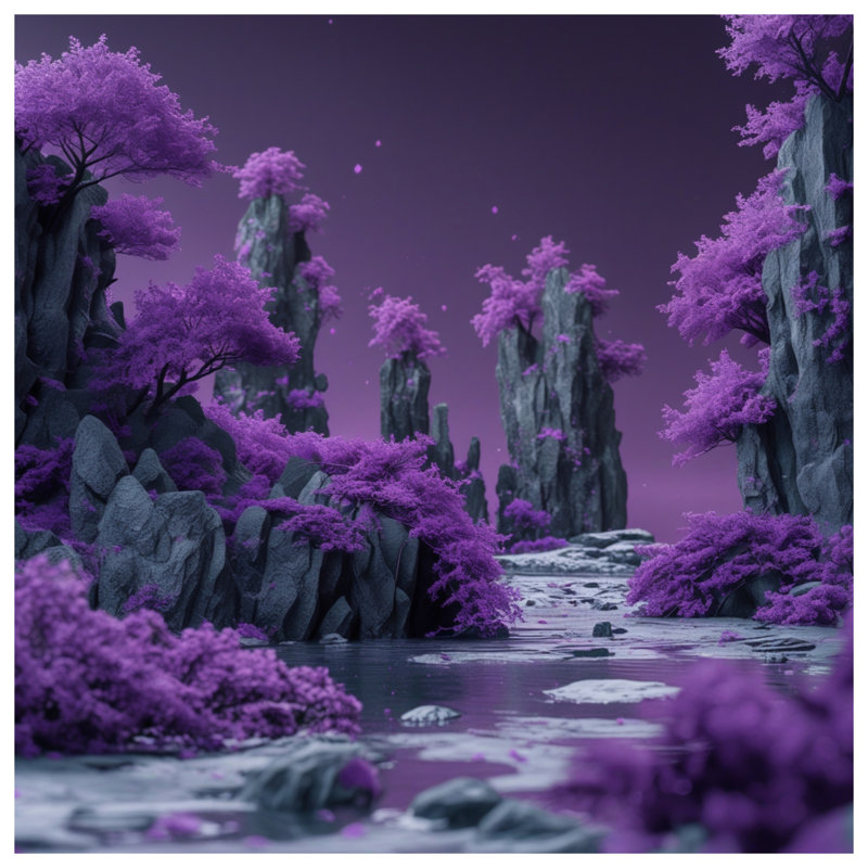 Housses de couette mauves, Grand lit