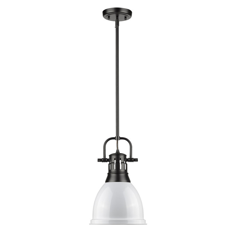 Ruthie 1 - Light Pendant, White, Matte Black