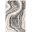 Tapis abstrait gris / doré Swindle-1482736142
