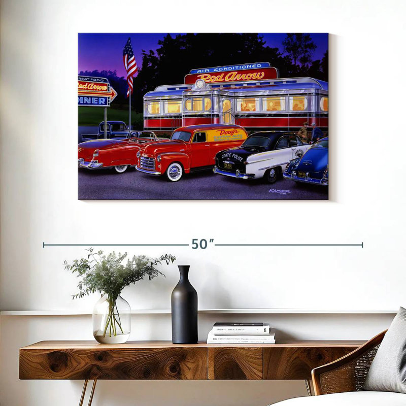 Mehar Red Arrow Diner, 26" H x 39" W