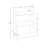 RiverRidge Kids 3-Tier Ladder Shelf Toy Organizer & Bookshelf with Bookrack, Open Shelves &  Storage Bin - White with 2 10" Floating Bookshelves