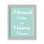 «Mermaid Wishes and Unicorn Dreams», impression sur papier-47848430-47848420