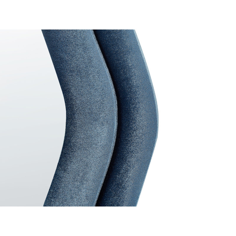 Nathanael Fabric Scalloped Wall Mirror