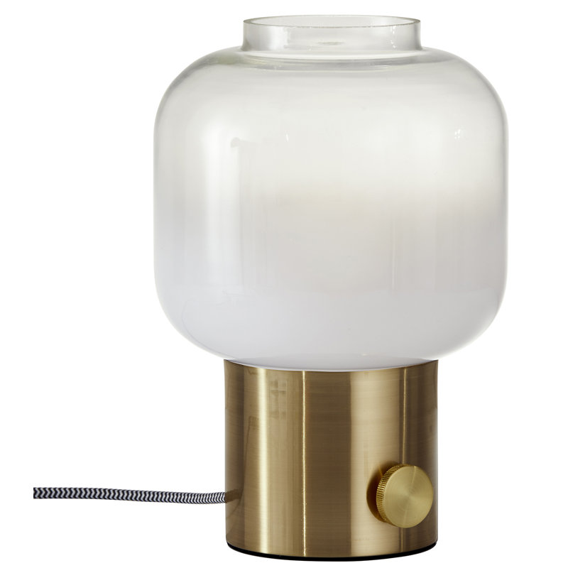 Lampe de table 12 po Diaz, Laiton antique