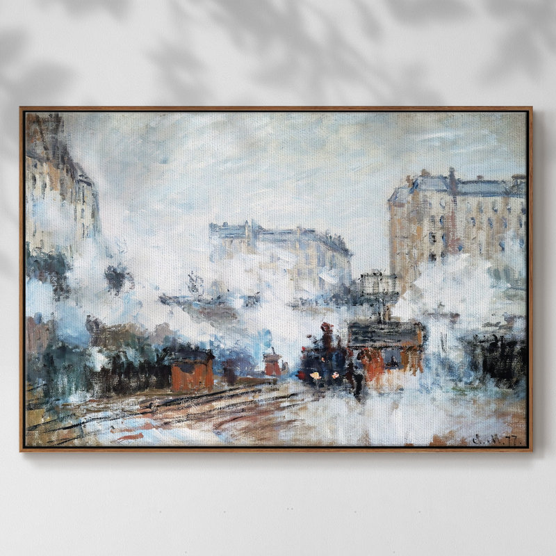 Saint encadré sur toile, Noyer, H 27 po x l 41 po x P 2 po