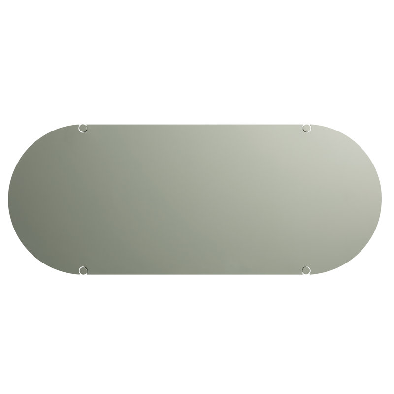 Comeuppance Outdoor Oval Dining Table, Gray Green