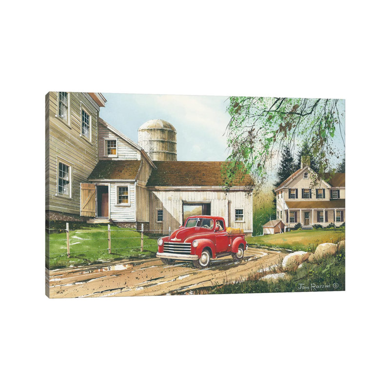 Rural Living by John Rossini - Painting on Canvas, Wrapped Canvas, 66.04cm H x 101.6cm W x 3.81cm D