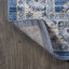 Tapis persan moderne bleu / ivoire Fenley-48927733