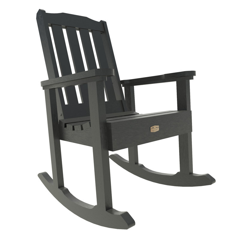 Chaise berçante d'extérieur en plastique, Abysse