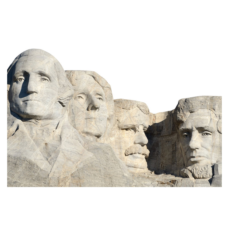 «Mount Rushmore National Monument» - découpe de carton
