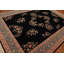 Tapis de surface en laine noir/aqua/beige 8 pi 3 po x 11 pi 5 po one-of-kind à la main noué la Eliseo