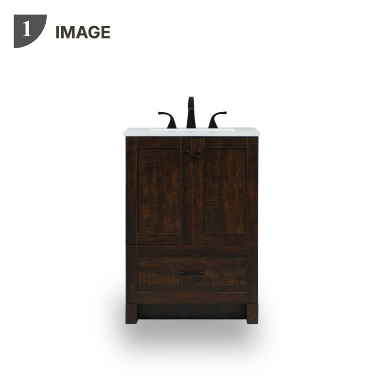 Meuble-lavabo simple 24 po x P 19 po x H 34 po Soma, Expresso
