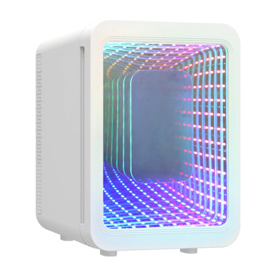 PULUOMIS Mini Fridge 4m³ L Mini Fridge with Freezer