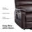Dual Motor Lay Flat Power Lift Chair Recliner for Elderly with Massage and Heat, Electric Lift Recliner with Infinite Position, USB A&C (T6011 - Breathable Faux Leather, Brown)-538350442