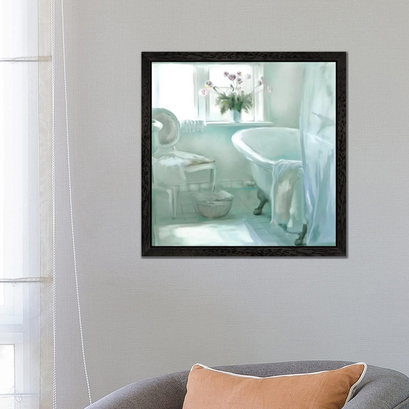 Ambiance by Carol Robinson - Painting, 45.72 cm H x 45.72 cm W, Black Framed