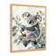 Gris - Tableau encadré d'animal-890027123-988693889