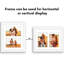 Double cadre photo 8 x 10 - Affiche deux photos ou une œuvre d'art 4 x 6-101041458