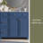 36" Blue Bathroom Vanity