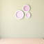 Panneau de mémoire rose encadré de 3 pièces, décoration murale moderne pour suspendre des souvenirs personnels
