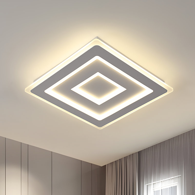 Ultra-thin 4000k Square LED Ceiling Light