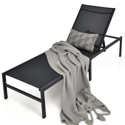 Ivannia 198cm Long Reclining Single Lounger