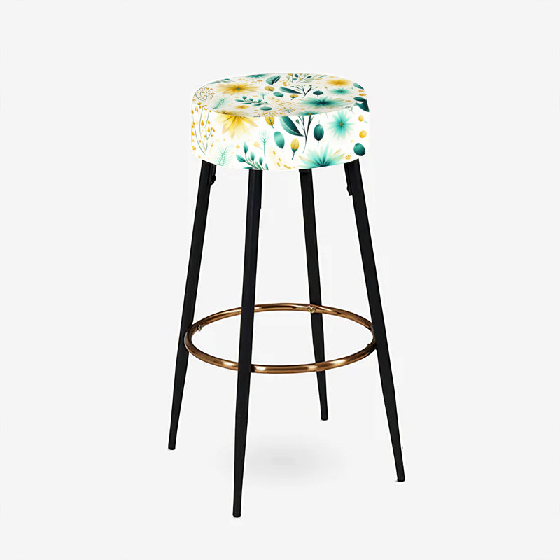 Ensemble de 2 tabourets de bar Botanical