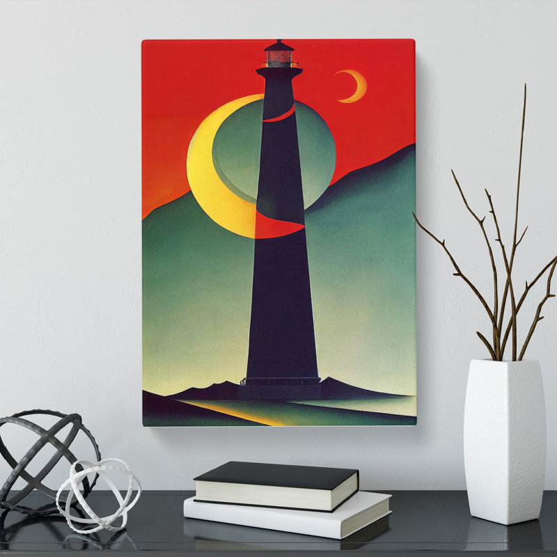 Lighthouse Impressionism Vol.1 - Wrapped Canvas, 50cm H x 35cm W x 3cm D