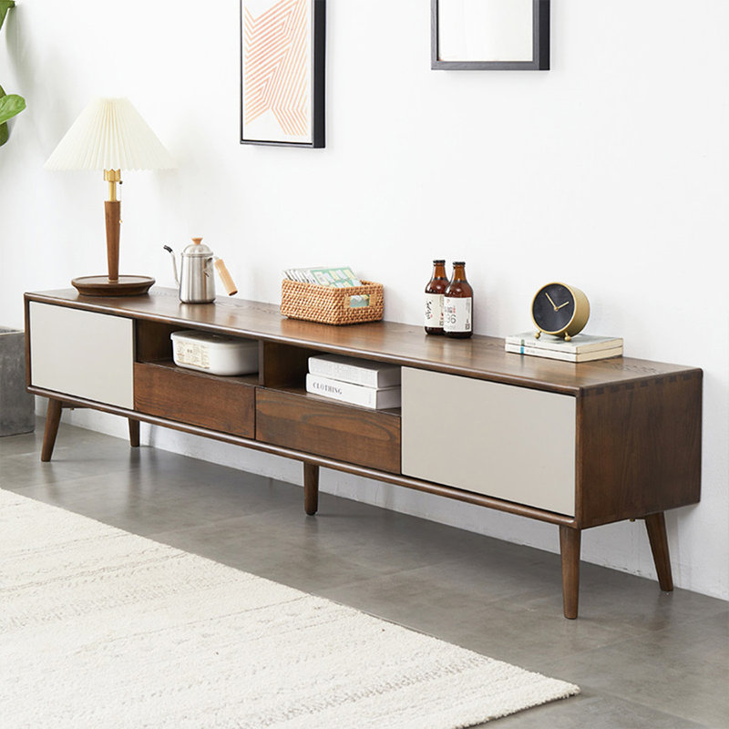 Meuble télé Modern, H 17,72 po x L 70,87 po x l 13,78 po