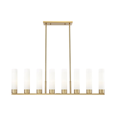 Luminaire suspendu 6 lumières avec abat-jour Scherer