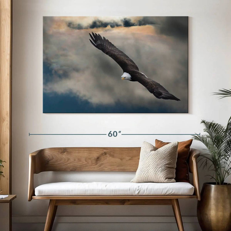 Brampt Soaring Eagle, 34" H x 51" W