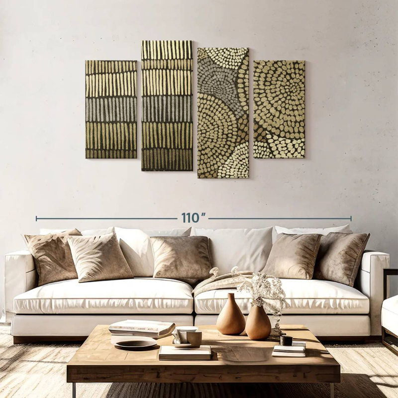 Motifs tribaux terreux Avery, H 48 po x l 75 po