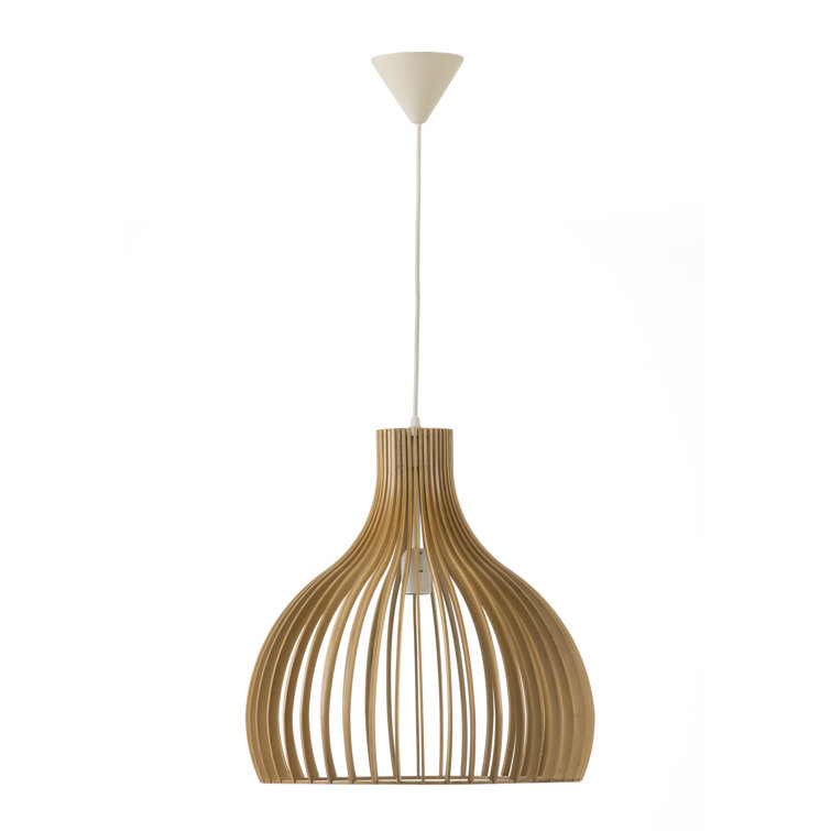 Trimble 1 - Light Cream Cone Pendant