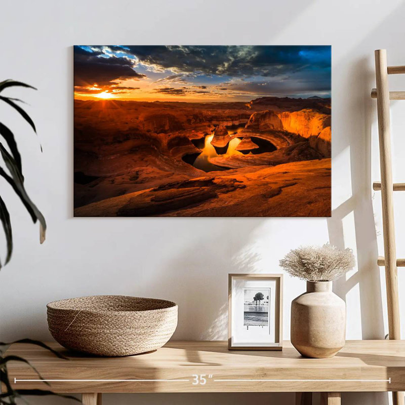 Alvord Reflection Canyon Sunrise, H 16 po x l 24 po