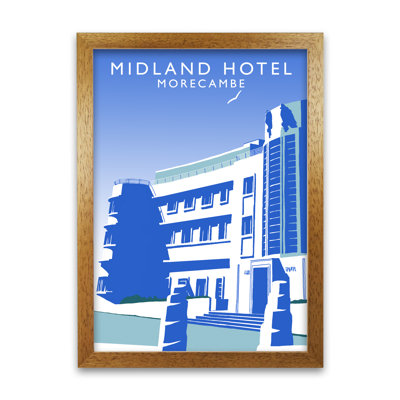 Midland Hotel Morecambe 1 Piece Single Picture Frame Wall Art