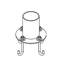 Large Round Pier Mount Outdoor-72151727