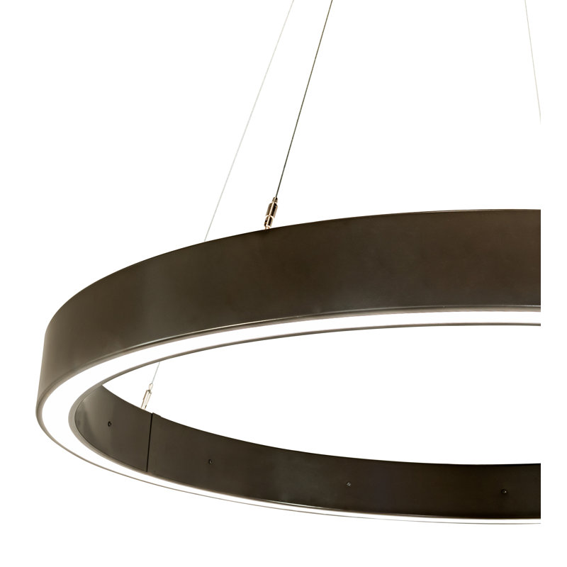 - Light Timeless Bronze LED Unique/Statement Pendant, 76" H x 49" W x 48" D
