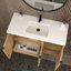 Meuble-lavabo autoportant avec lavabo en acrylique renforcé 41,7 po (portes à droite) et 47,2 po Monterey-774828509-797489836