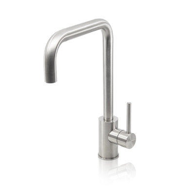 Acquaco Linki Kitchen Deck Mount Single-Hole Single Handle Kitchen Faucet with 9-1/4'' Spout Reach