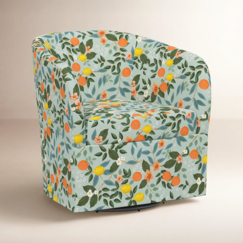 Chaise pivotante Pembroke, Lin menthe RPC Citrus Grove