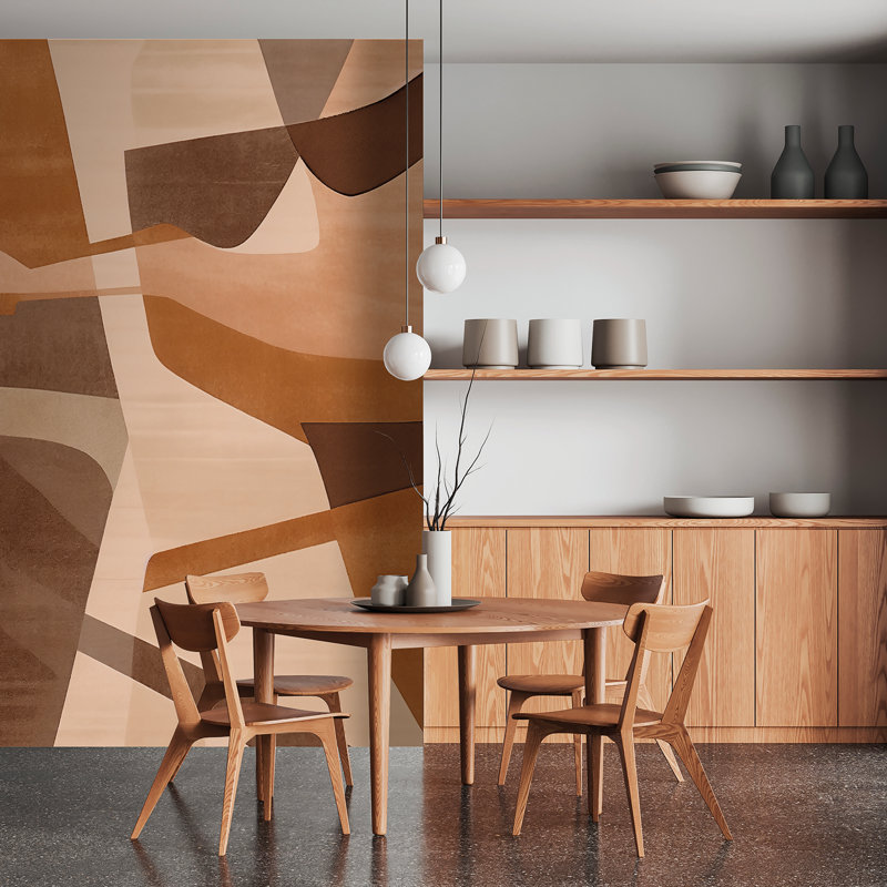 Murale brune Canyon Strata, Brown