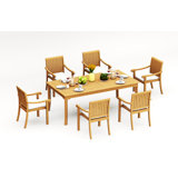 Napa Teak Wood Patio Dining Set