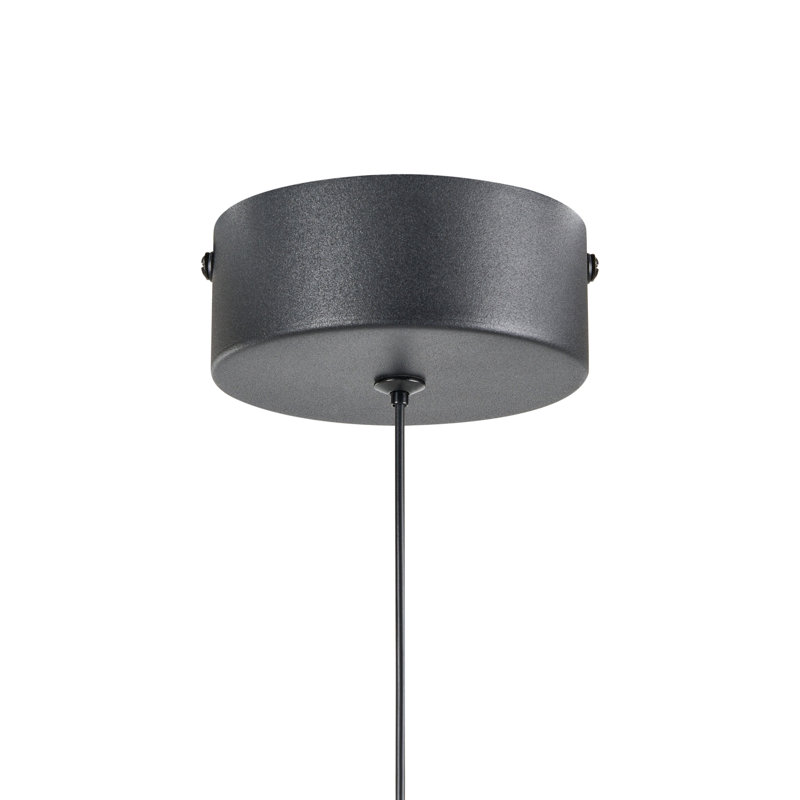 1 - Light LED Novelty Pendant, Black