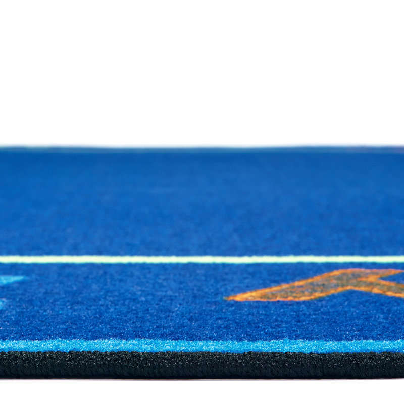 Oval Machine Tufted Nylon Rug