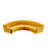 Velvet Curved Sofa-2006709749